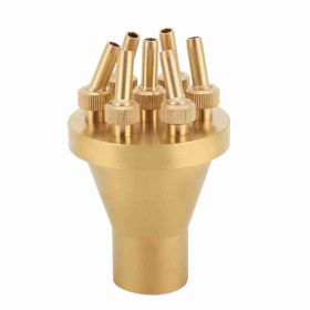 FNPT 1" DN25 2 Tier Center Straight Style Fountain Nozzle Garden Pond Spray Tool (Option: as picture)